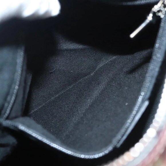 BURBERRY Nova Check Hand Bag PVC Beige Silver Auth 120678 - Picture 12 of 16